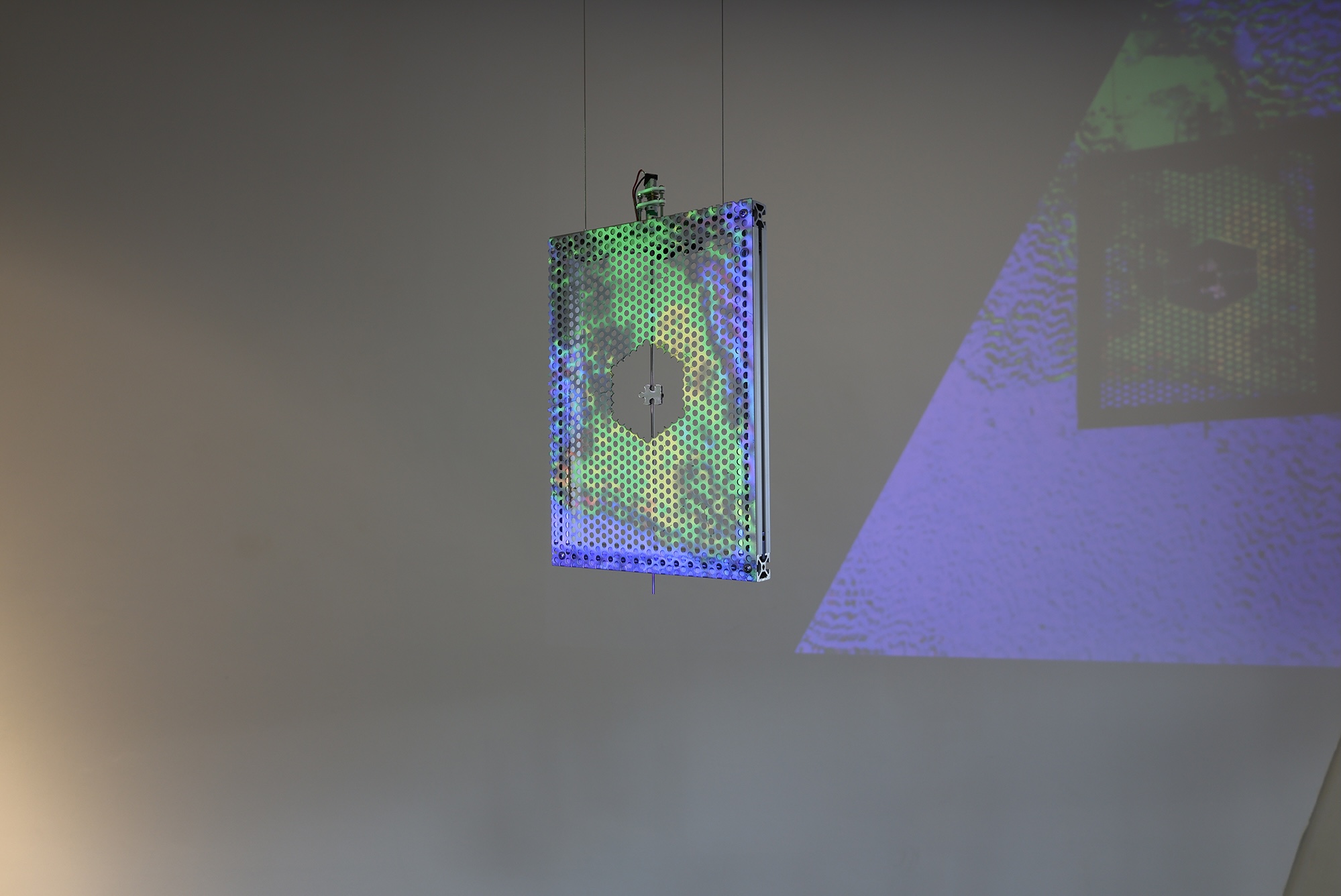 Installation view of the work Where Are We